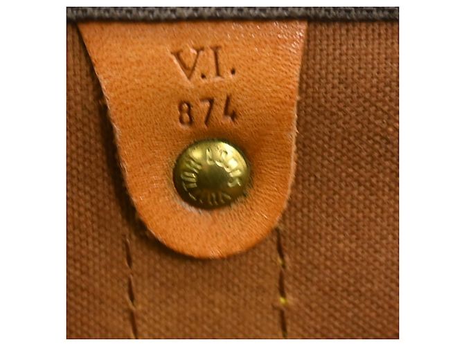 Louis Vuitton Keepall Monogram Canvas 50 Marrone - vista 5