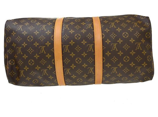 Louis Vuitton Keepall Monogram Canvas 50 Marrone - vista 7