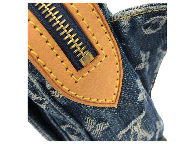 Borsa a tracolla Louis Vuitton Monogram Denim Blu - vista 6