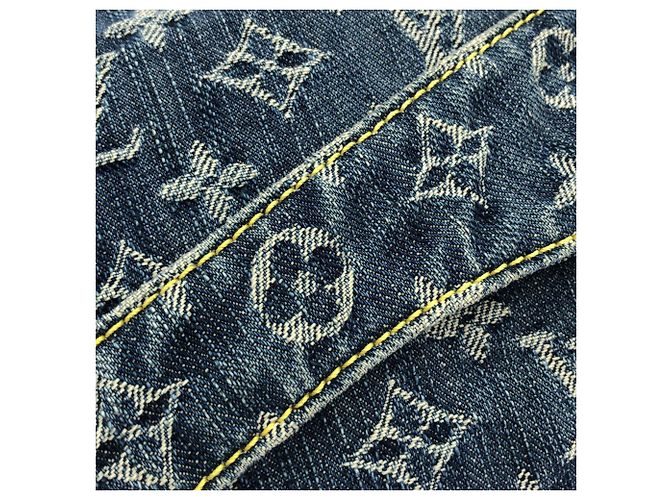 Borsa a tracolla Louis Vuitton Monogram Denim Blu - vista 7