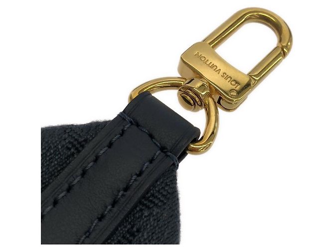 Pochette doppia per telefono Monogram Denim Louis Vuitton Blu - vista 7