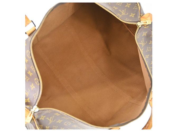 Louis Vuitton Keepall Monogram Canvas 55 Marrone - vista 3