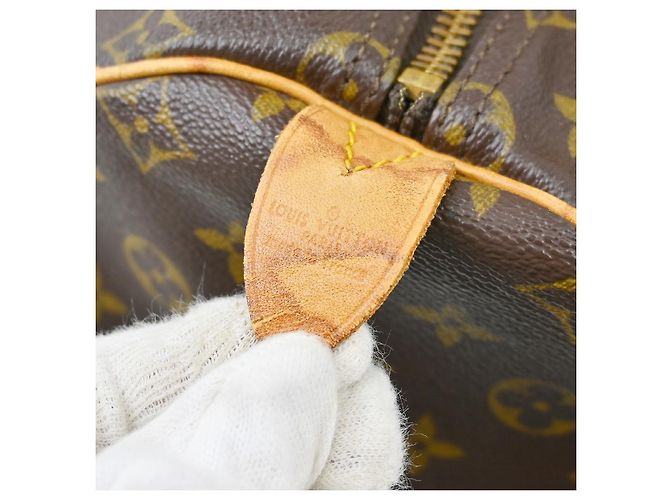 Louis Vuitton Keepall Monogram Canvas 55 Marrone - vista 4