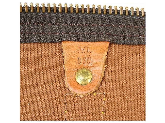 Louis Vuitton Keepall Monogram Canvas 55 Marrone - vista 5