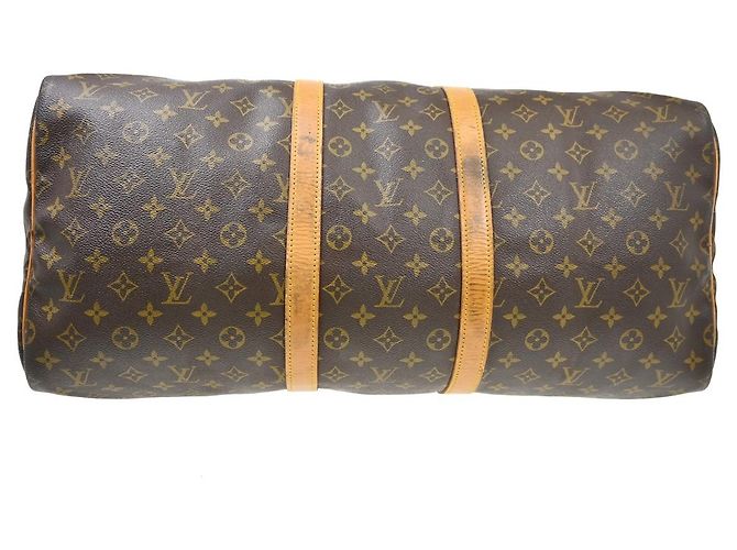Louis Vuitton Keepall Monogram Canvas 55 Marrone - vista 7