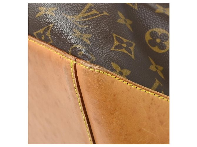 Louis Vuitton Cabas Mezzo Monogram Canvas Castaño - vista 7