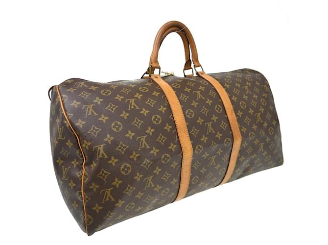 Louis Vuitton Keepall Monogram Canvas 55 Marrone - vista 2