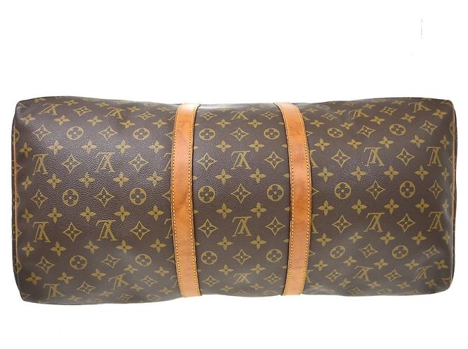 Louis Vuitton Keepall Monogram Canvas 55 Marrone - vista 7