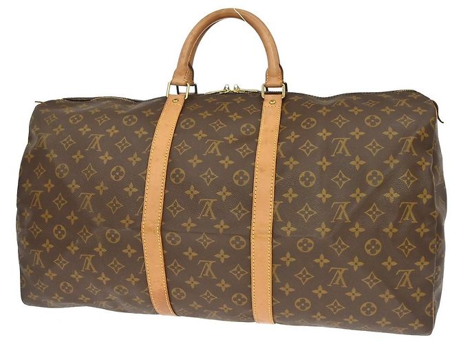 Louis Vuitton Keepall Monogram Canvas 55 Marrone - vista 2