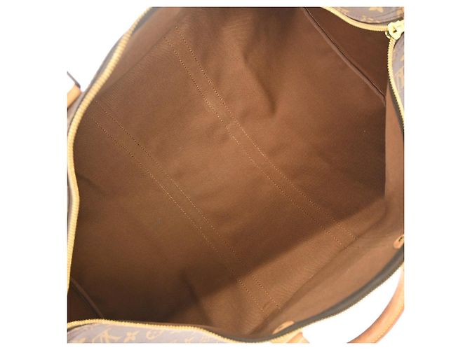 Louis Vuitton Keepall Monogram Canvas 55 Marrone - vista 3