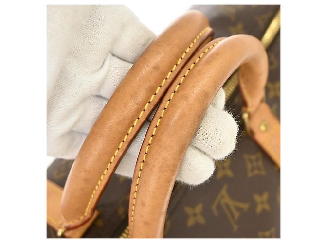 Louis Vuitton Keepall Monogram Canvas 55 Marrone - vista 6