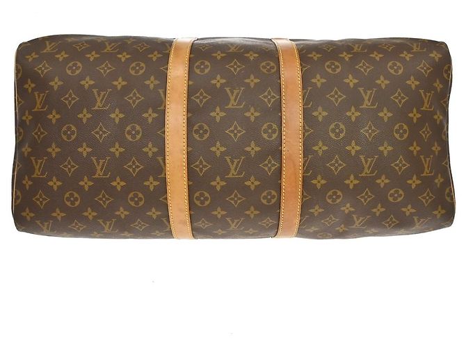 Louis Vuitton Keepall Monogram Canvas 55 Marrone - vista 7