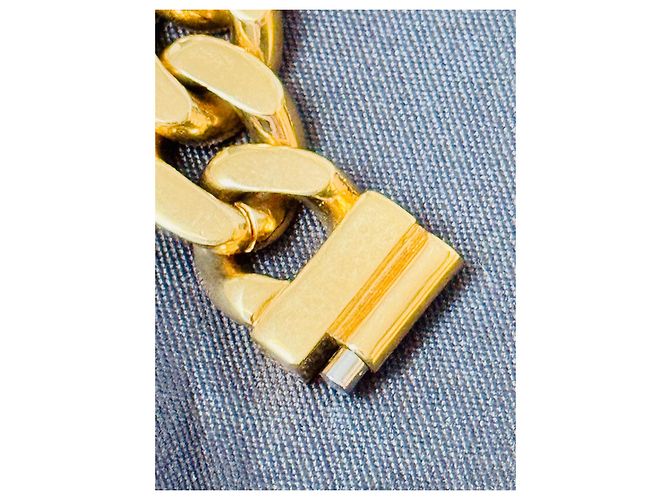 Bracciale a maglia curb Saint Laurent dorato D'oro - vista 6