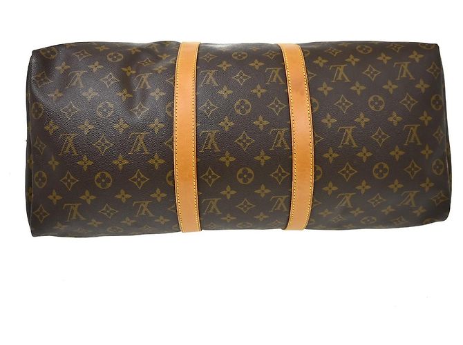 Louis Vuitton Keepall Monogram Canvas 50 Marrone - vista 7