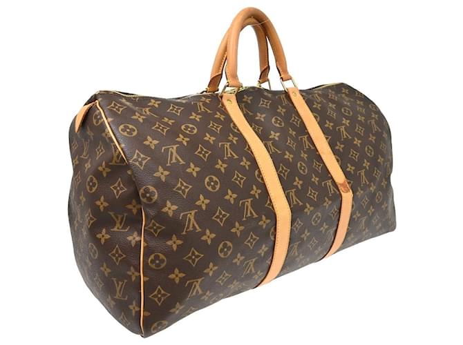 Louis Vuitton Keepall Monogram Canvas 50 Marrone - vista 2
