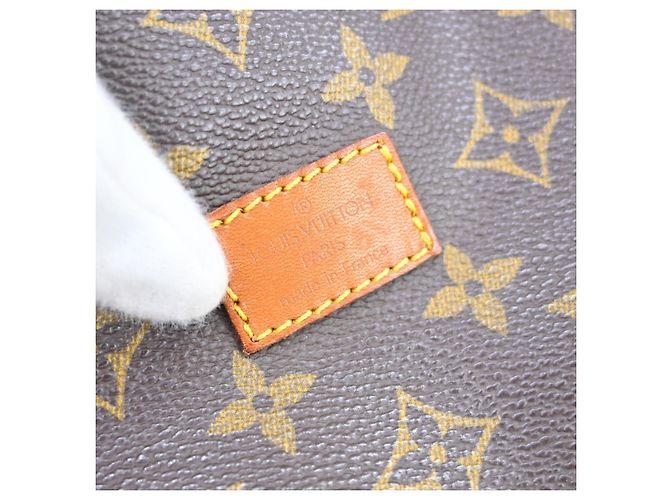 Borsa Louis Vuitton Saumur in Tela Monogram 30 Marrone - vista 6