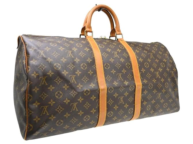 Louis Vuitton Keepall Monogram Canvas 55 Marrone - vista 2