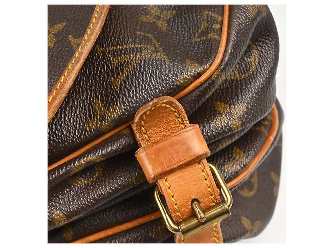 Louis Vuitton Saumur Monogram Canvas 30 Marrone - vista 7