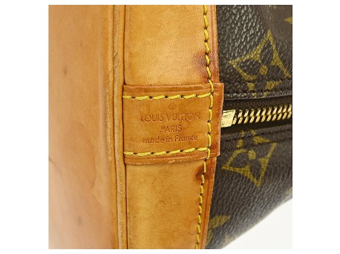 Louis Vuitton Alma Monogram Canvas PM Marrone - vista 4
