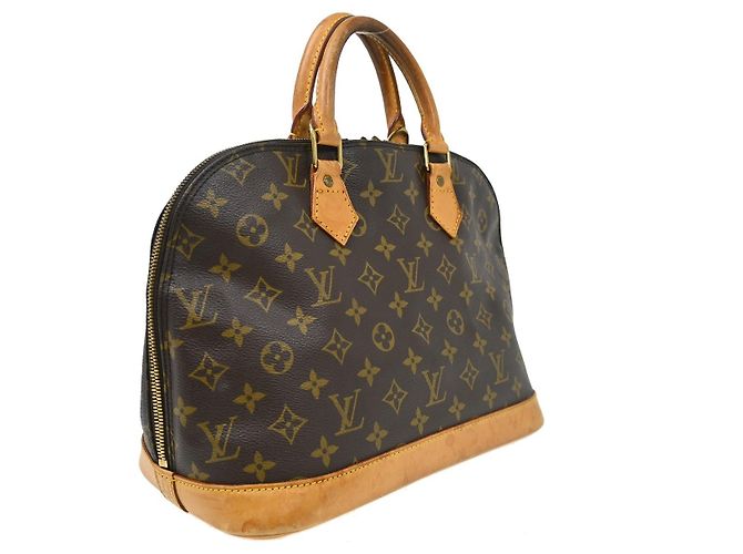 Louis Vuitton Alma Monogram Canvas PM Marrone - vista 2