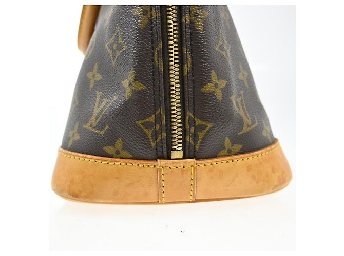 Louis Vuitton Alma Monogram Canvas PM Marrone - vista 4