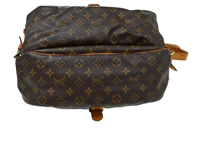 Louis Vuitton Saumur Monogram Canvas 35 Marrone - vista 7