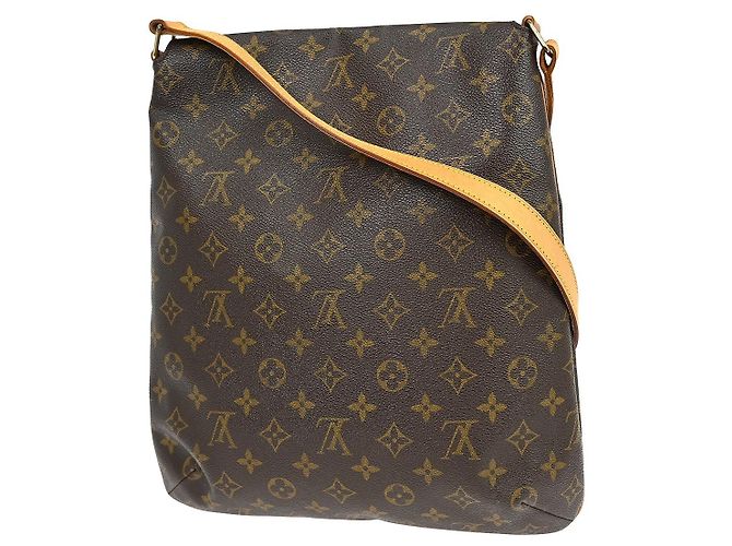 Bolso Louis Vuitton Musette Salsa en Canvas Monogram GM Castaño - vista 2