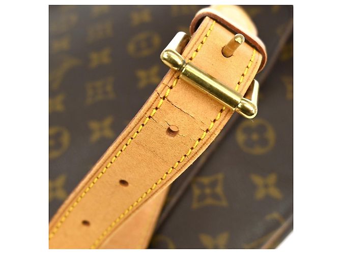 Bolso Louis Vuitton Musette Salsa en Canvas Monogram GM Castaño - vista 7