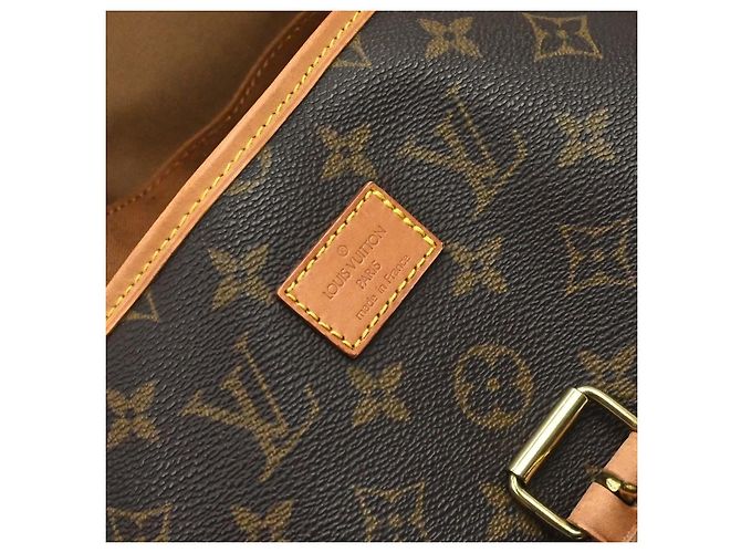 Louis Vuitton Saumur Monogram Canvas 35 Marrone - vista 4
