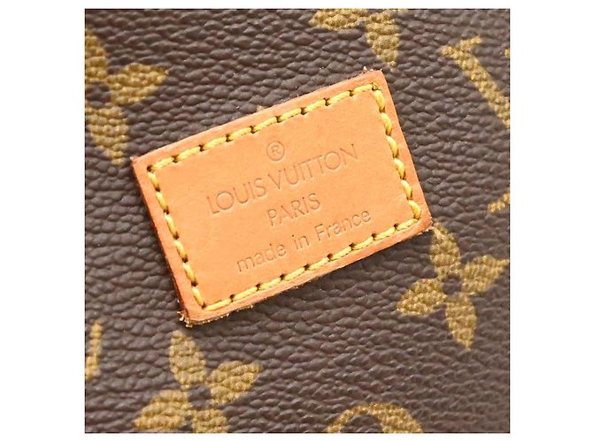 Louis Vuitton Saumur Monogram Canvas 35 Marrone - vista 4