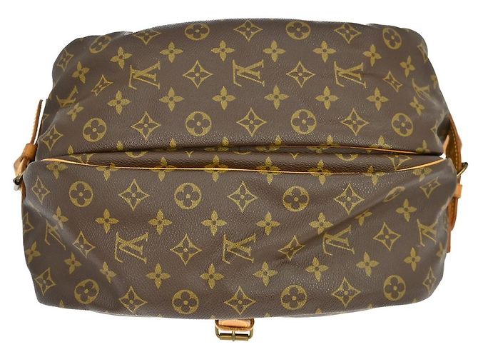 Louis Vuitton Saumur Monogram Canvas 35 Marrone - vista 6