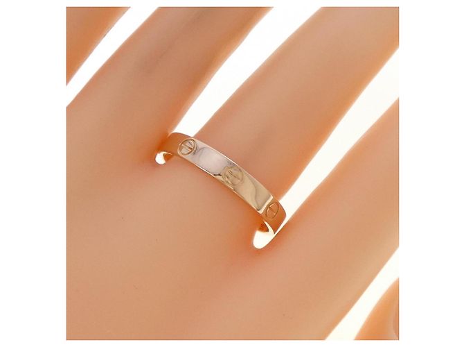 Anello Mini Love di Cartier in oro rosa - vista 4