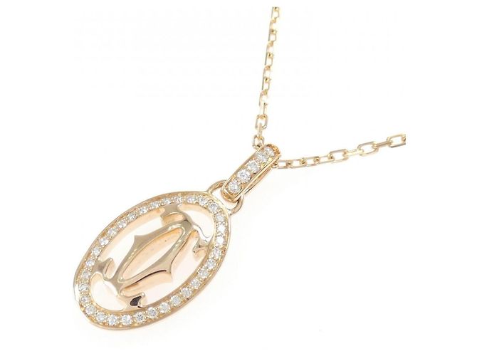 Collana Logo Cartier in Oro Rosa - vista 3
