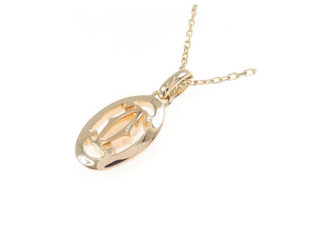 Collana Logo Cartier in Oro Rosa - vista 4