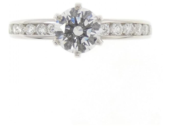 Tiffany & Co. Solitaire Ring mit Kanalfassung - Ansicht 2