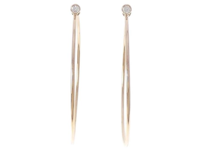 Orecchini a cerchio in diamante Tiffany & Co. - vista 2