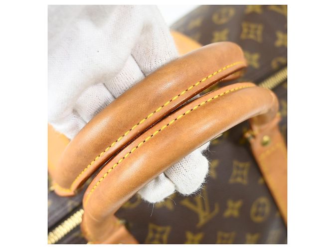 Louis Vuitton Keepall Monogram Canvas 55 Castaño - vista 6