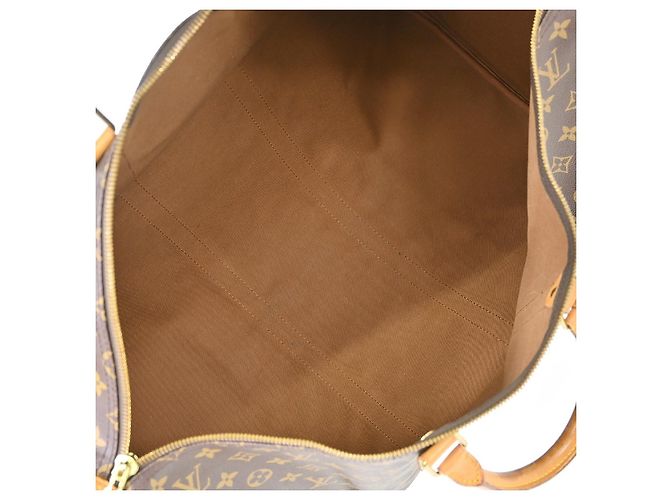 Keepall Tasche Louis Vuitton Monogram Canvas 55 Braun - Ansicht 3