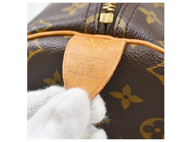 Keepall Tasche Louis Vuitton Monogram Canvas 55 Braun - Ansicht 4