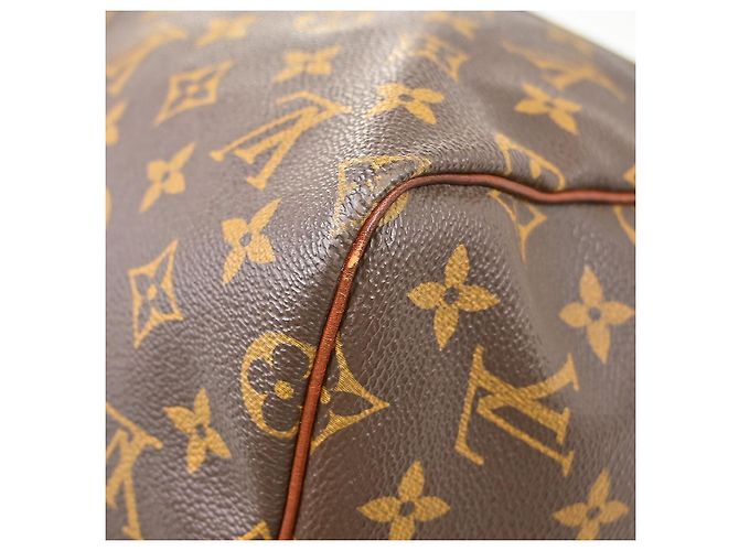 Keepall Tasche Louis Vuitton Monogram Canvas 55 Braun - Ansicht 7