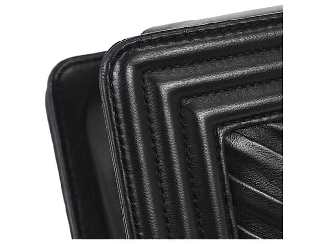 Chanel Boy Chanel trapuntato medium Nero - vista 4