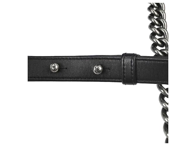 Chanel Boy Chanel trapuntato medium Nero - vista 5