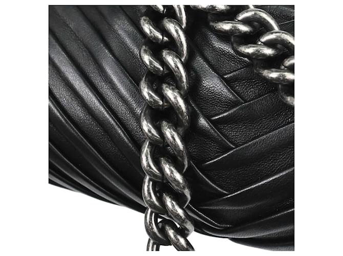 Chanel Boy Chanel trapuntato medium Nero - vista 6