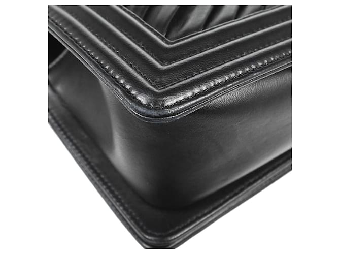 Chanel Boy Chanel trapuntato medium Nero - vista 7