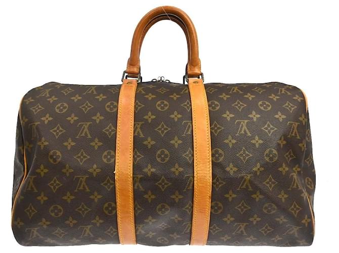 Louis Vuitton Keepall Monogram Canvas 45 Marrone - vista 2