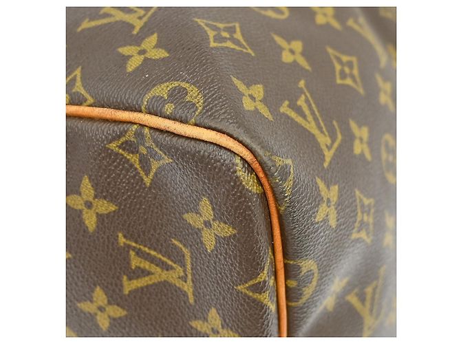 Louis Vuitton Keepall Bandouliere Monogram Canvas 55 Marrone - vista 7