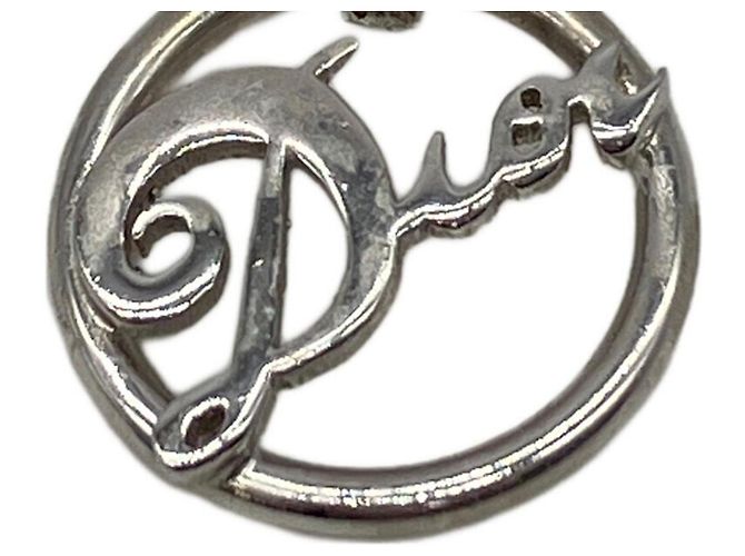 Collana Christian Dior Logo Argentata Argento - vista 7