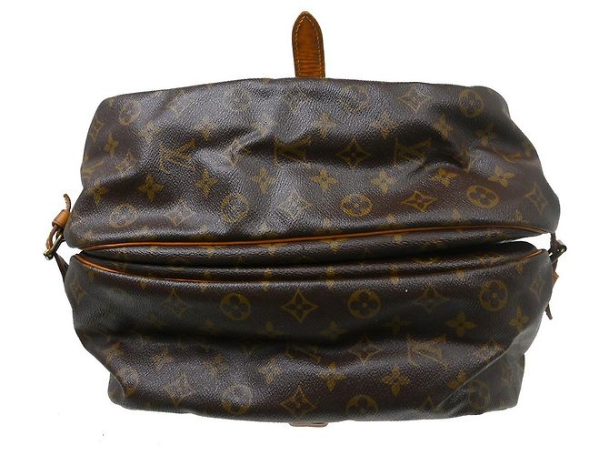 Louis Vuitton Saumur Monogram Canvas 35 Marrone - vista 7