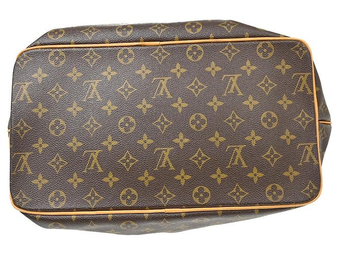 Sac à main Louis Vuitton Palermo Monogram Canvas GM Marron - vue 3