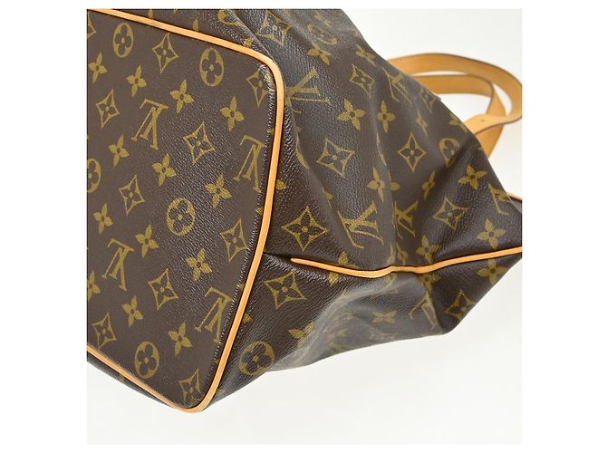 Sac à main Louis Vuitton Palermo Monogram Canvas GM Marron - vue 4